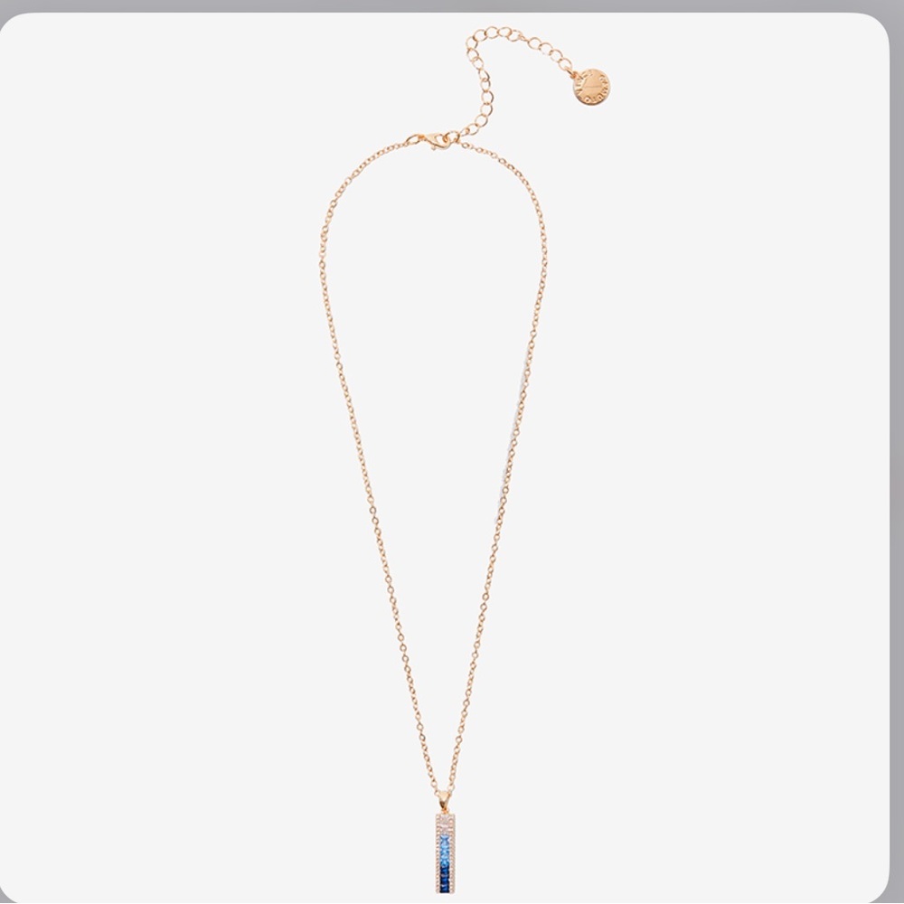 VINCE CAMUTO Blue Ombré CZ Necklace - Picture 5 of 12